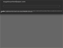 Tablet Screenshot of mygalaxys4wallpaper.com